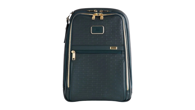 Pre-owned Kith X Tumi Alpha Slim Backpack In Stadium In Gray