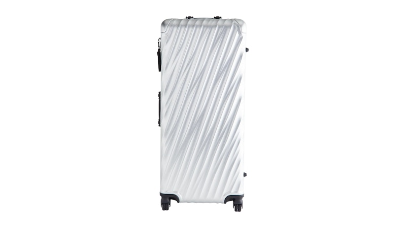 Pre-owned Kith X Tumi Rolling Trunk In Silver