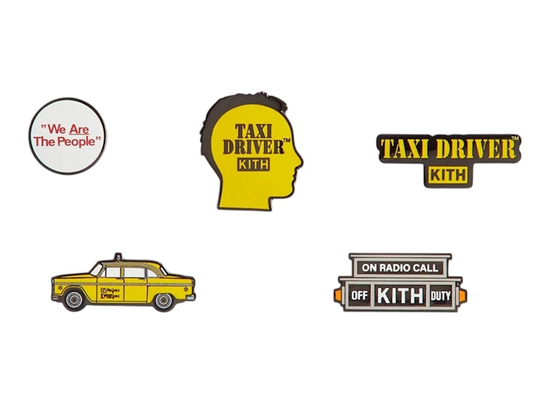 Kith x Taxi Driver Pin Set (5 Count) Multicolor
