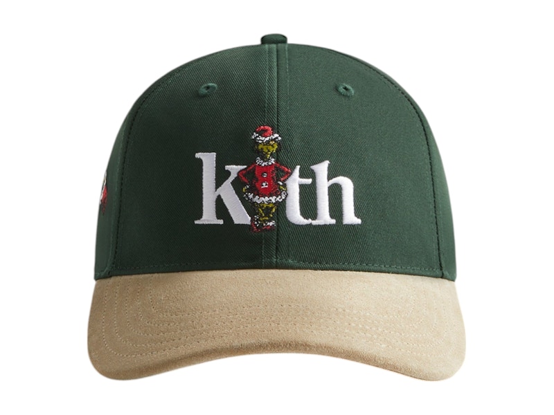 Pre-owned Kith Men's X The Grinch Suede Brim Aaron Cap In Stadium
