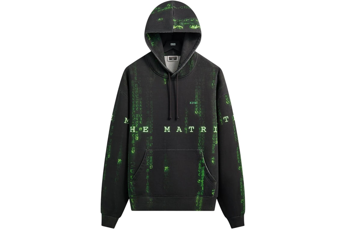 Kith x The Matrix Code Vintage Nelson Hoodie Black Men's - SS26 - US