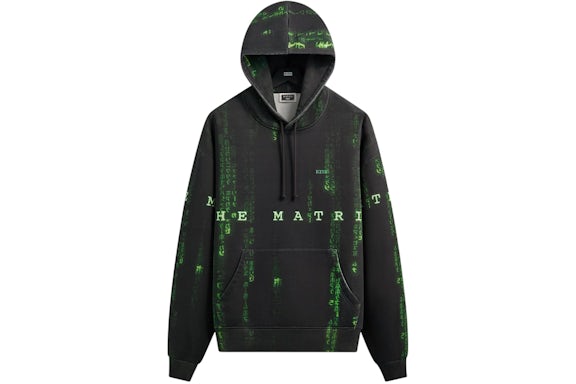 Kith x The Matrix Code Vintage Nelson Hoodie Black Men's - SS26 - US