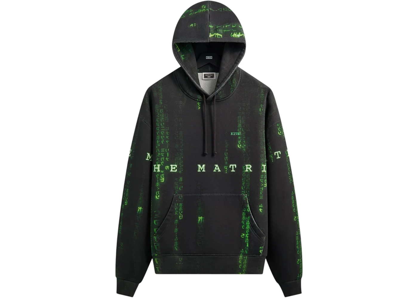 Kith x The Matrix Code Vintage Nelson Hoodie Black Men's - SS26 - US