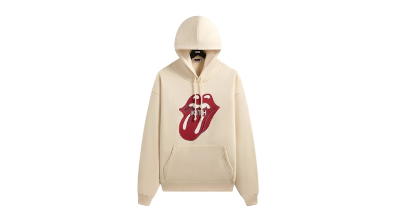 n*o様 KITH The Rolling Stones ローリングストーンズ Kith x The Rolling Stones Classic Logo Nelson Hoodie Muslin Men's
