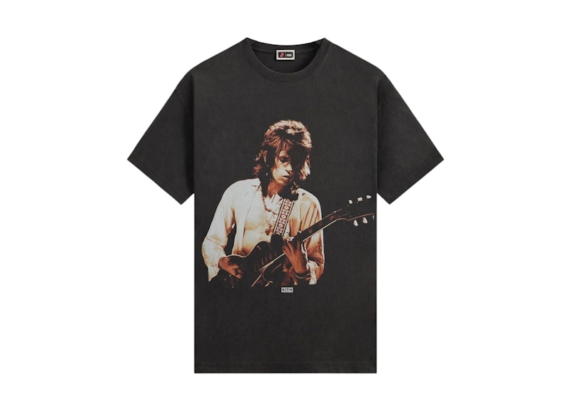 KITH FOR THE ROLLING STONES フォトビンテージTシャツ Kith x The Rolling Stones Keith Richards Concert Photo Vintage Tee