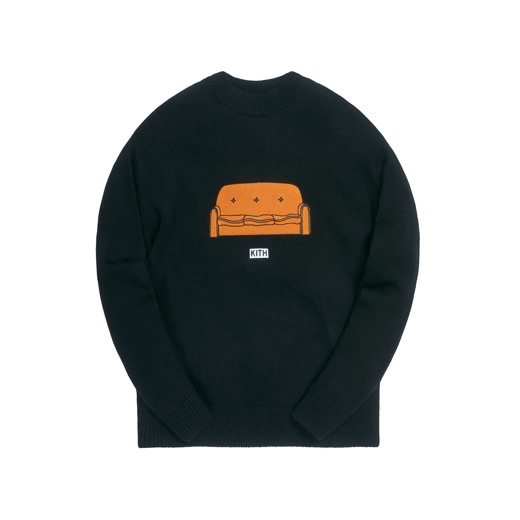Kith x The Simpsons Couch Intarsia Sweater Black Men's - SS21 - US