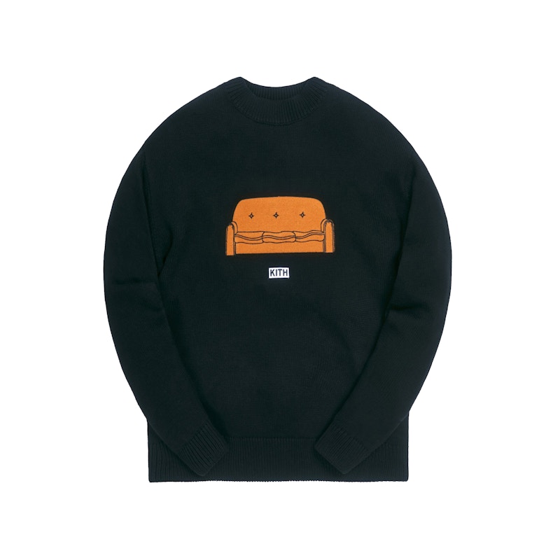 Kith x The Simpsons Couch Intarsia Sweater Black Men's - SS21 - US