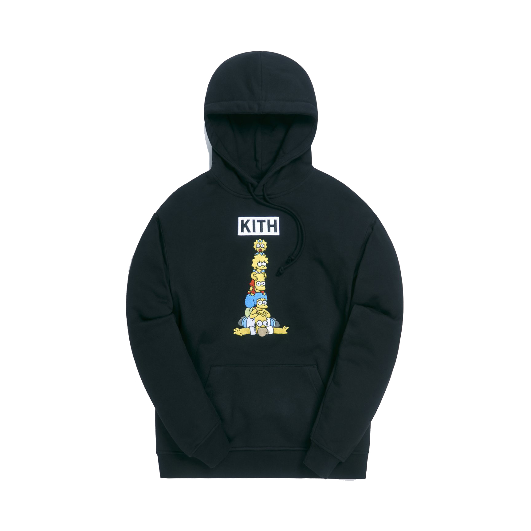 Kith x The Simpsons Family Stack Hoodie Black メンズ - SS21 - JP