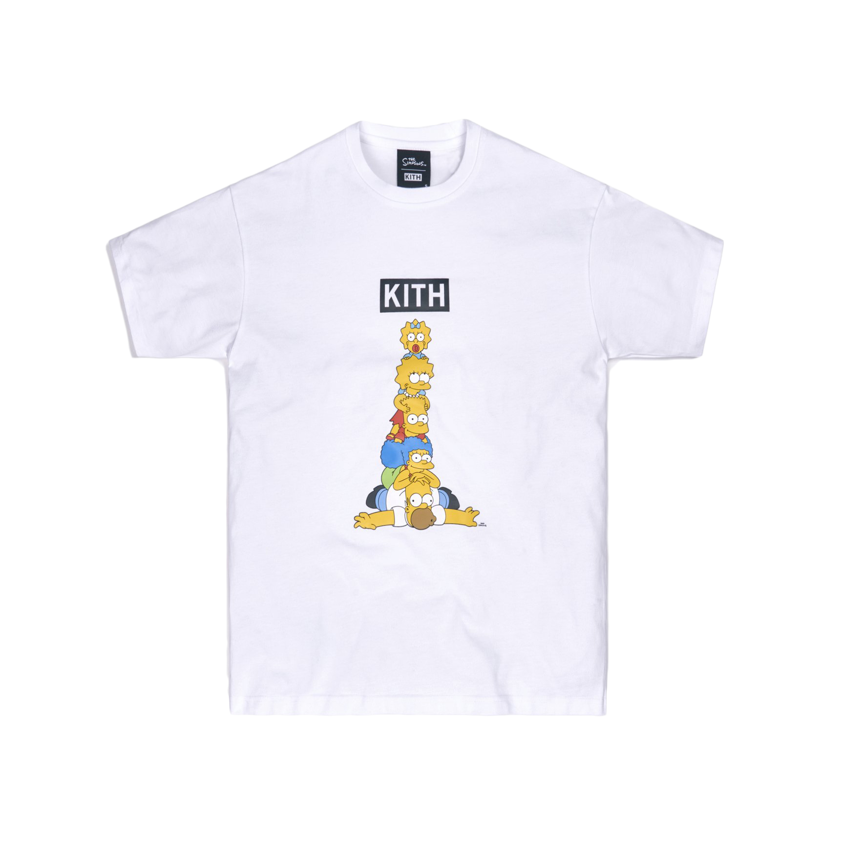 Kith x The Simpsons Family Stack Tee White メンズ - SS21 - JP