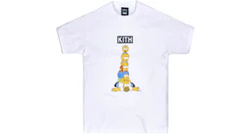 Kith x The Simpsons Family Stack Tee White