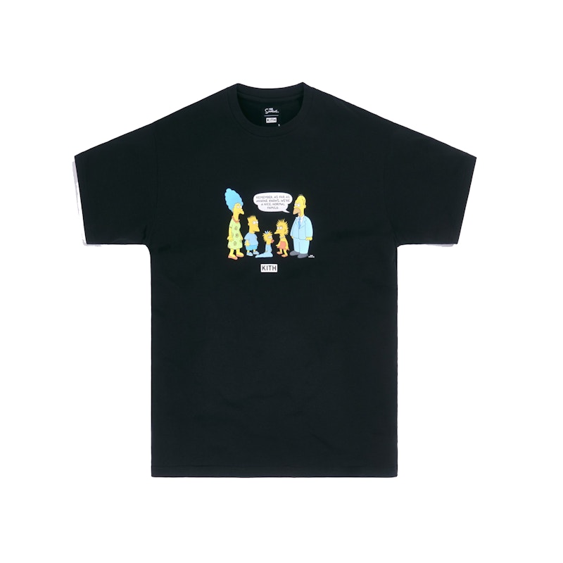 Kith x The Simpsons Original Family Tee Black Men's - SS21 - US