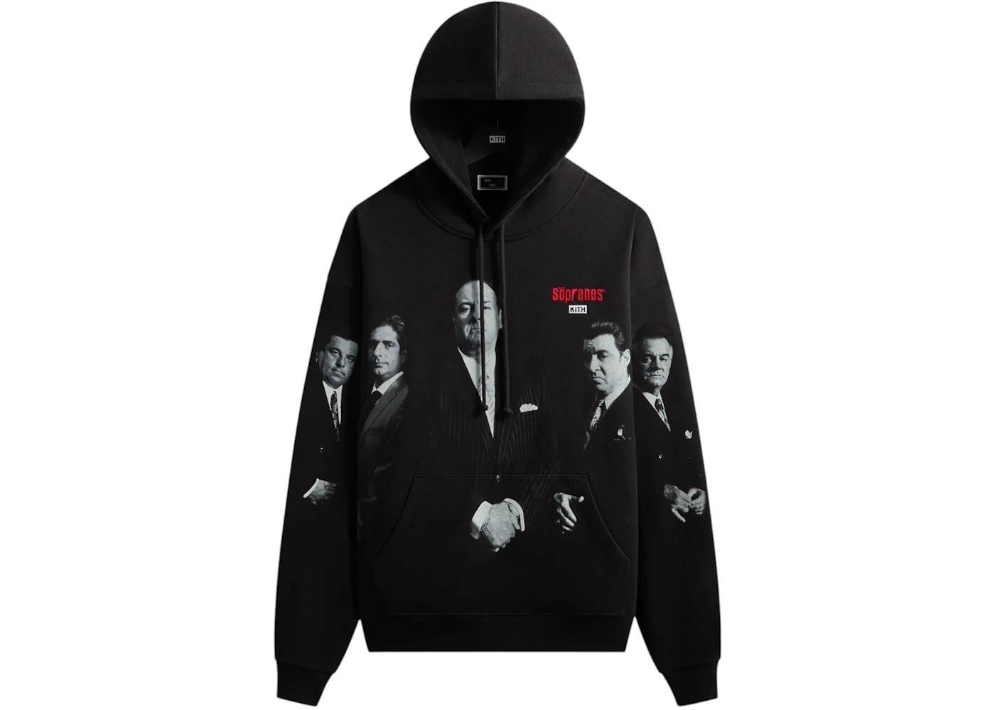 Kith x The Sopranos Arched Character Nelson Hoodie Black Men's - FW25 - US