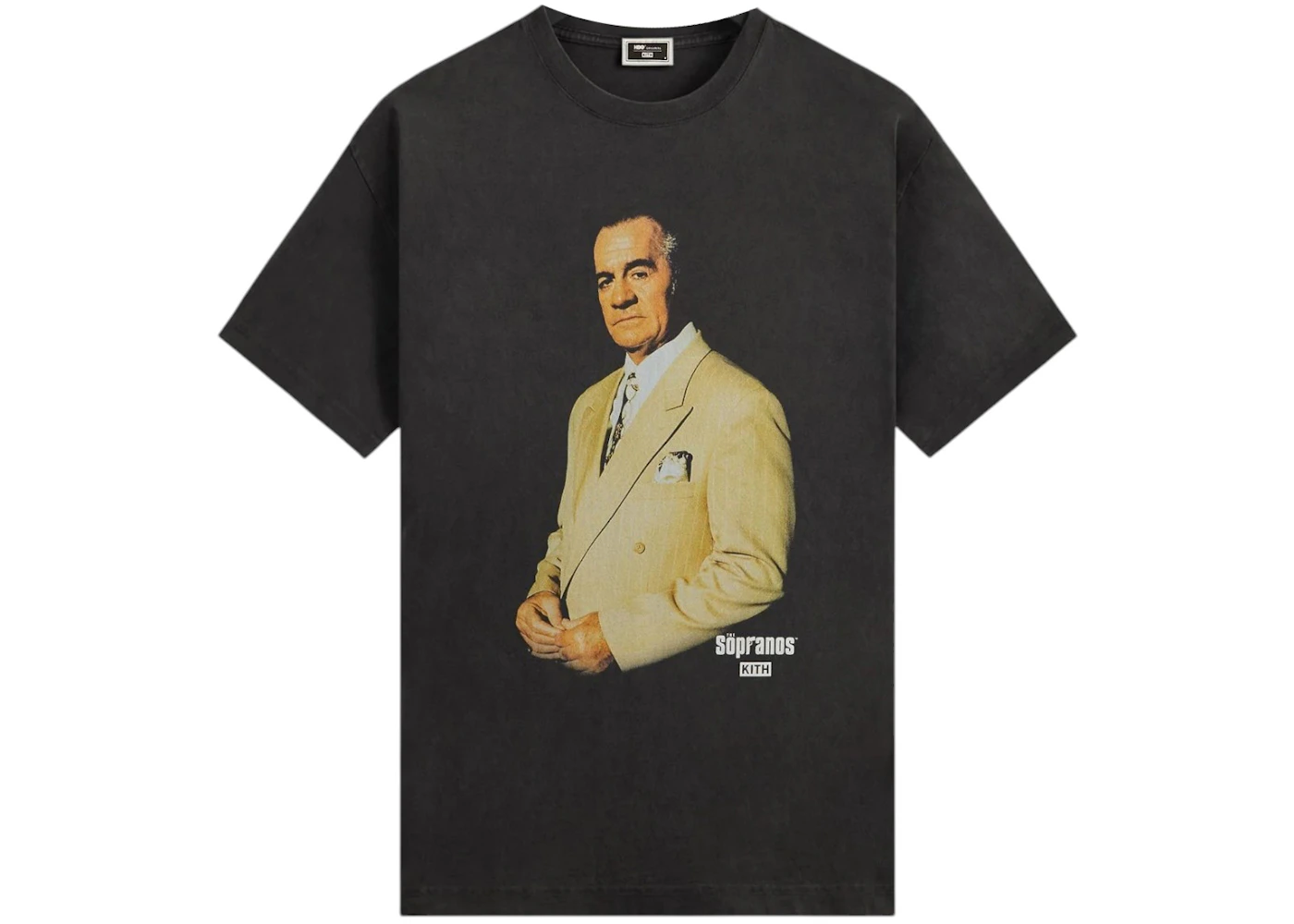 Kith x The Sopranos Paulie Vignette Vintage Tee Black Men's - FW25 - US