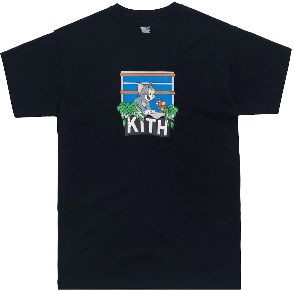 Kith x Tom & Jerry Hang Out Tee Black Men's - SS19 - US