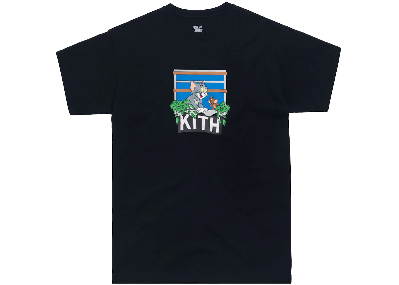 Kith x Tom & Jerry Hang Out Tee Black Men's - SS19 - US Kith x Tom & Jerry Hang Out Tee Black Men's - SS19 - US