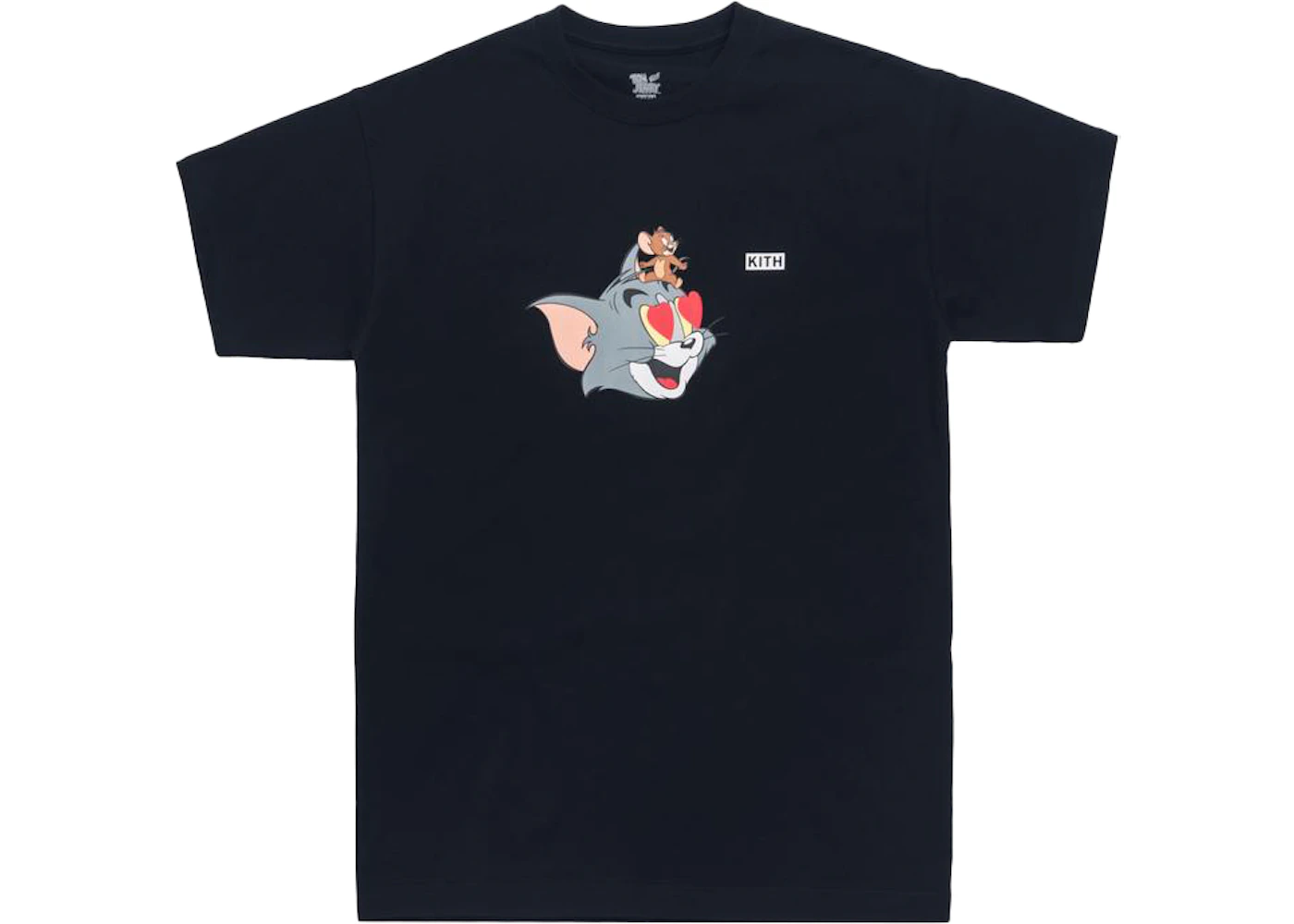 Kith x Tom & Jerry Heart Tee Black Men's - SS19 - US Kith x Tom & Jerry Heart Tee Black Men's - SS19 - US