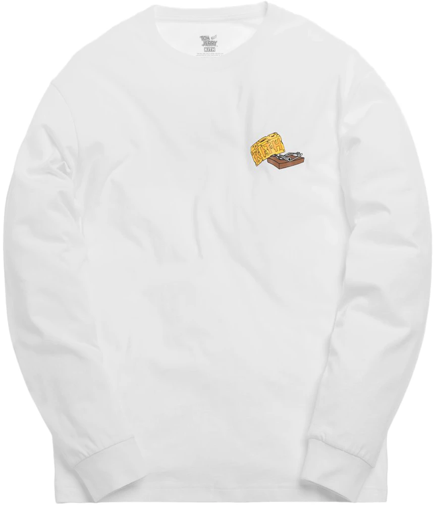 Kith x Tom & Jerry L/S Cheese Tee White Men's - SS19 - US