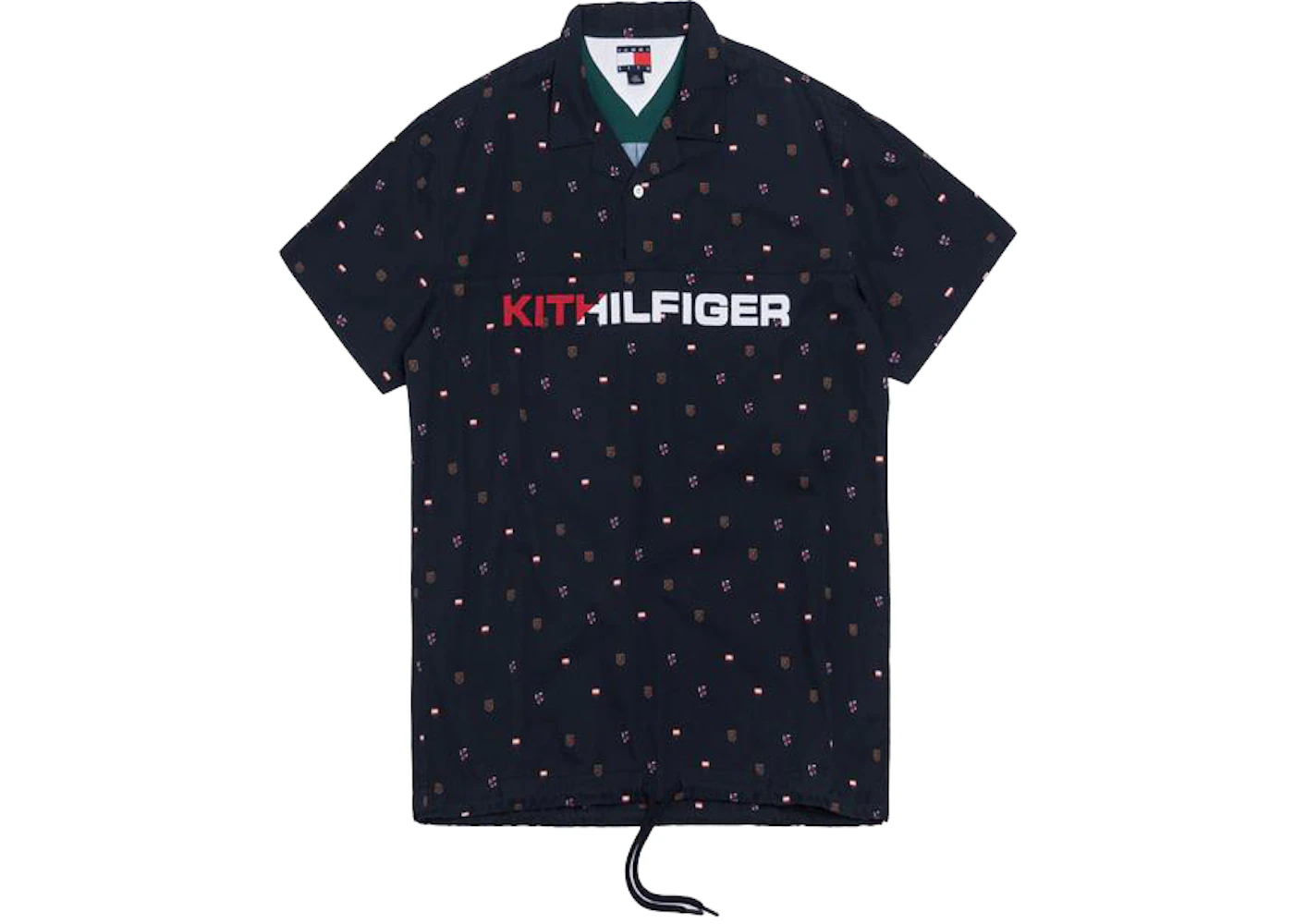 Kith x Tommy Hilfiger AOP Camp Popover Navy Men s SS19 GB