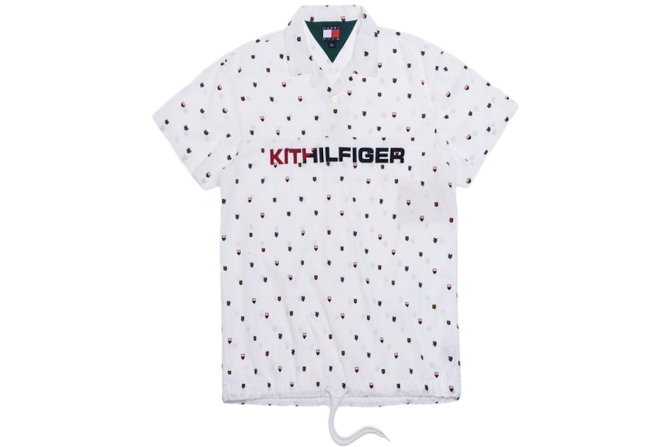 Kith x tommy hilfiger satin online camp shirt