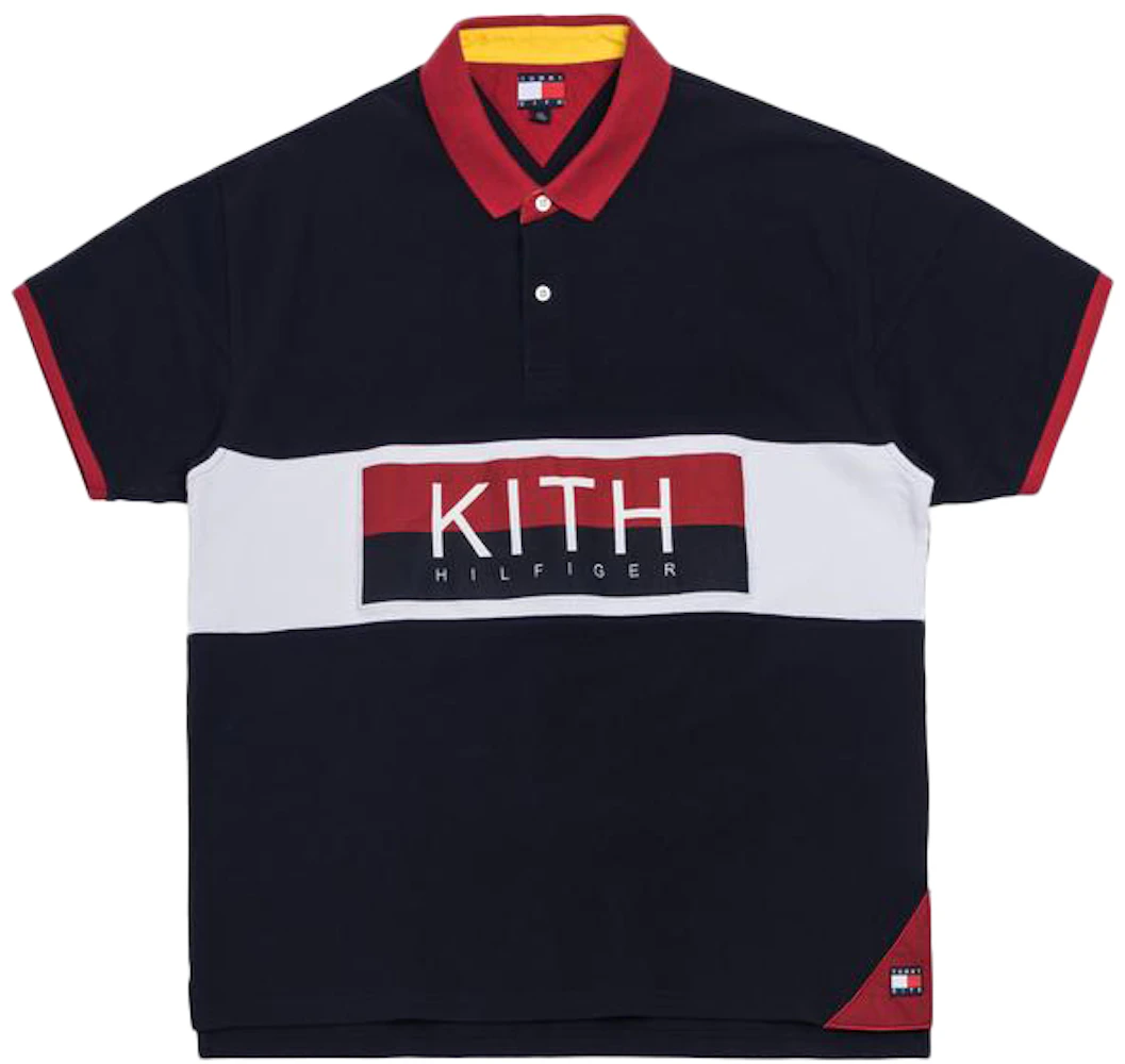 Kith x Tommy Chest Polo Navy - SS19 - US
