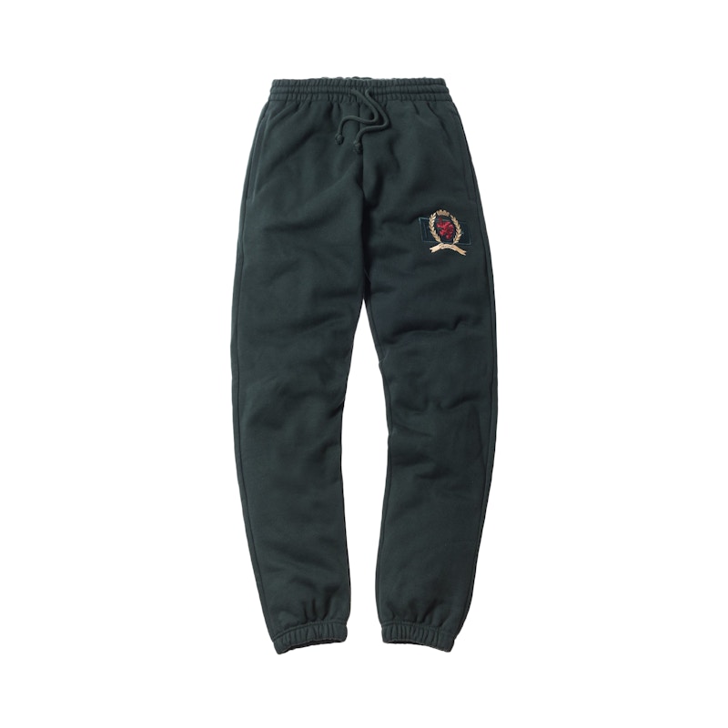 Kith x Tommy Hilfiger Crest Fleece Pant Forest Men's - FW18 - US