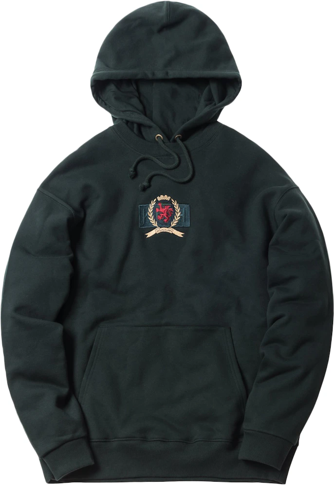 Kith x Tommy Hilfiger Crest Hoodie Forest Men's - FW18 - US