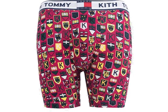 Kith x Tommy Hilfiger Crest Pattern Boxer Red