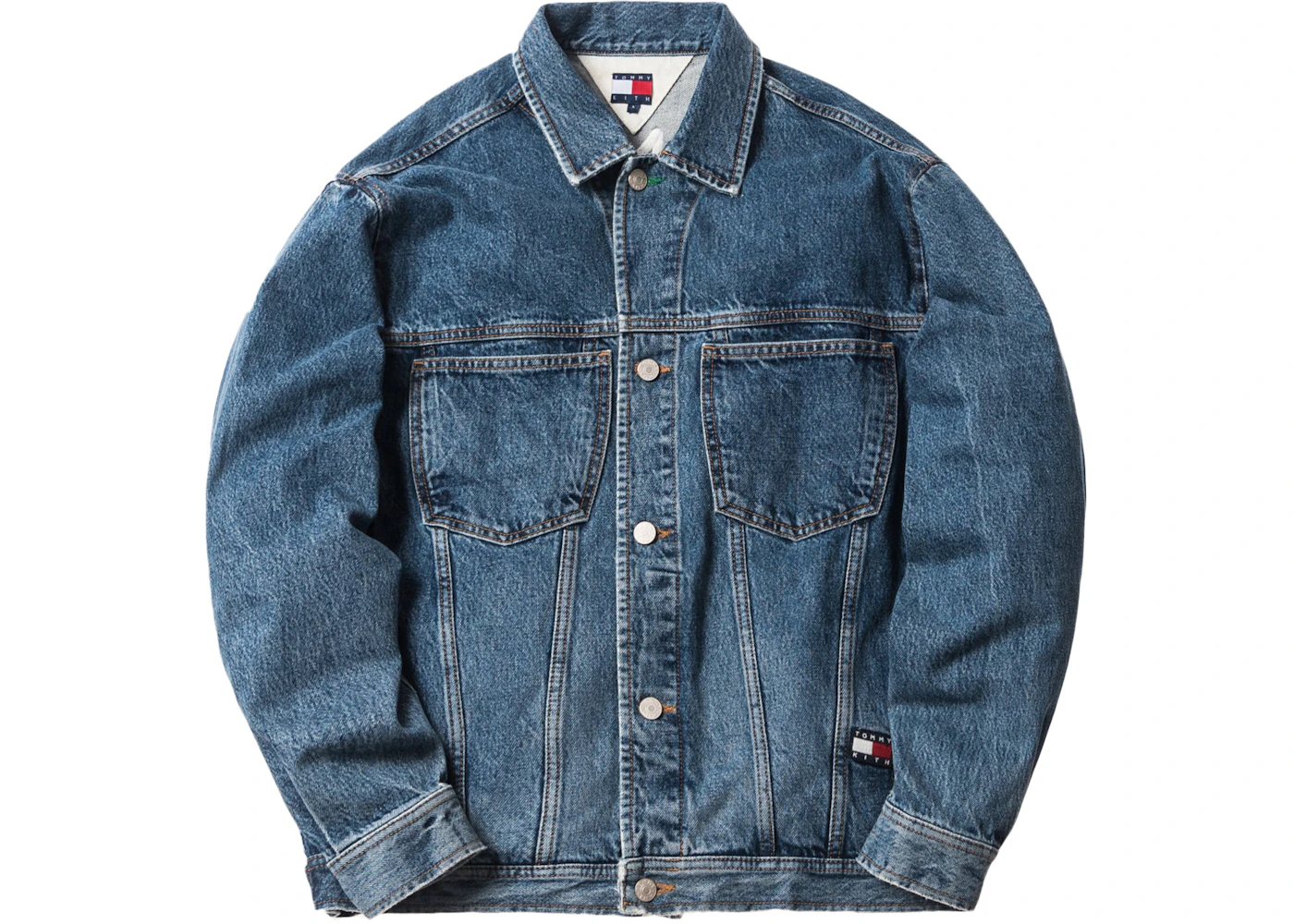 Kith x Tommy Hilfiger Denim Trucker Jacket Vintage Blue Men's
