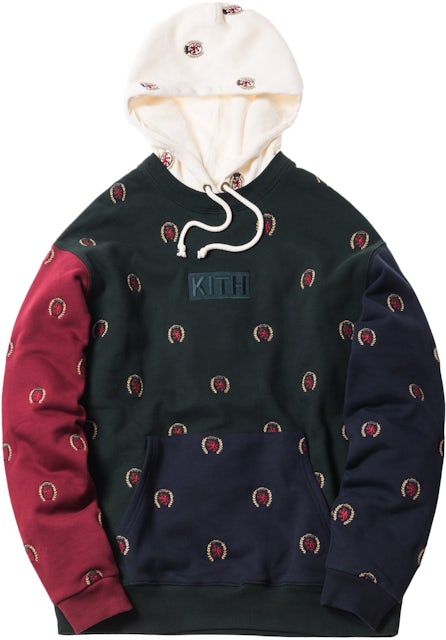 Kith x Hilfiger Full Embroidered Crest Hoodie Multi FW18 Men's - US