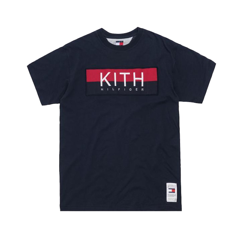Kith x Tommy Hilfiger Logo Tee Navy - SS19 Men's - US