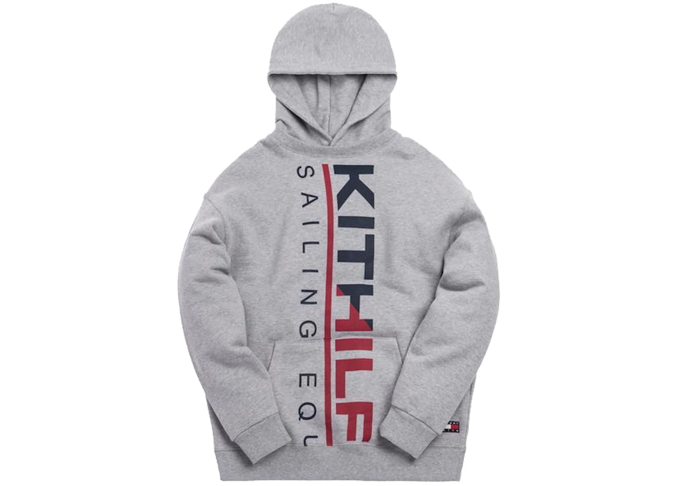 Tommy hoodie grey sales