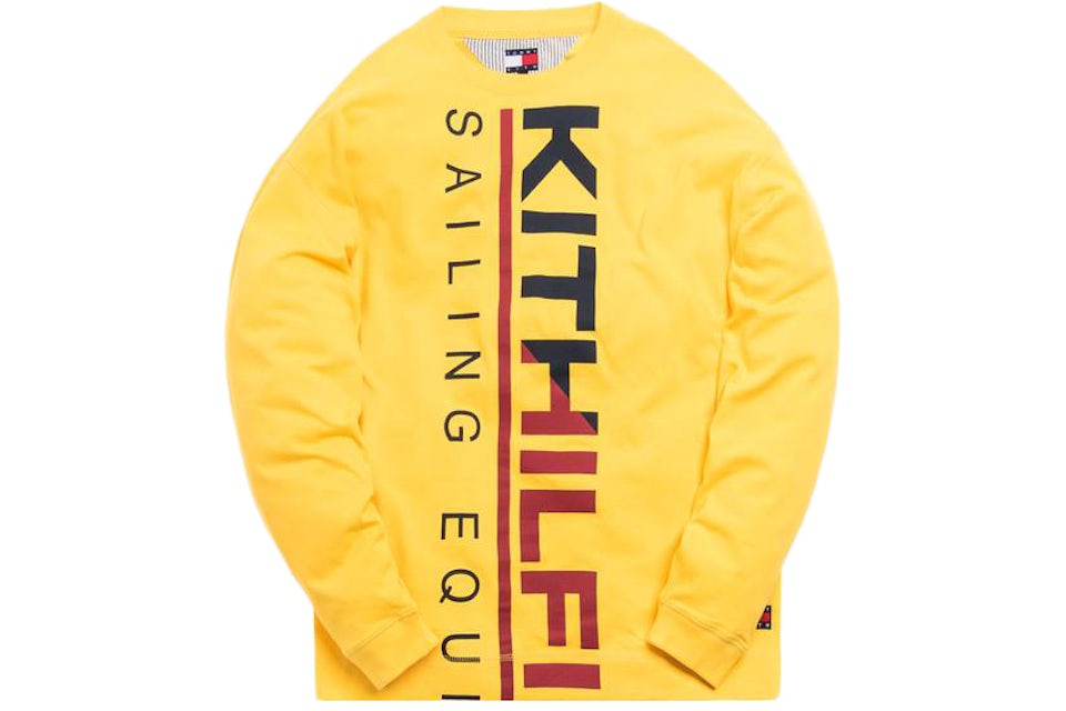 Kith x Tommy Hilfiger Sailing L S Tee Yellow Men s SS19 GB