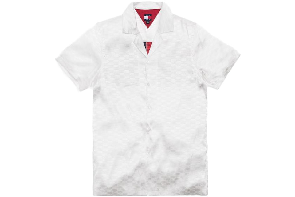 Kith x Tommy Hilfiger Satin Camp Shirt White - SS19