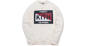 Kith x Tommy Hilfiger Slash Logo Crewneck Cream