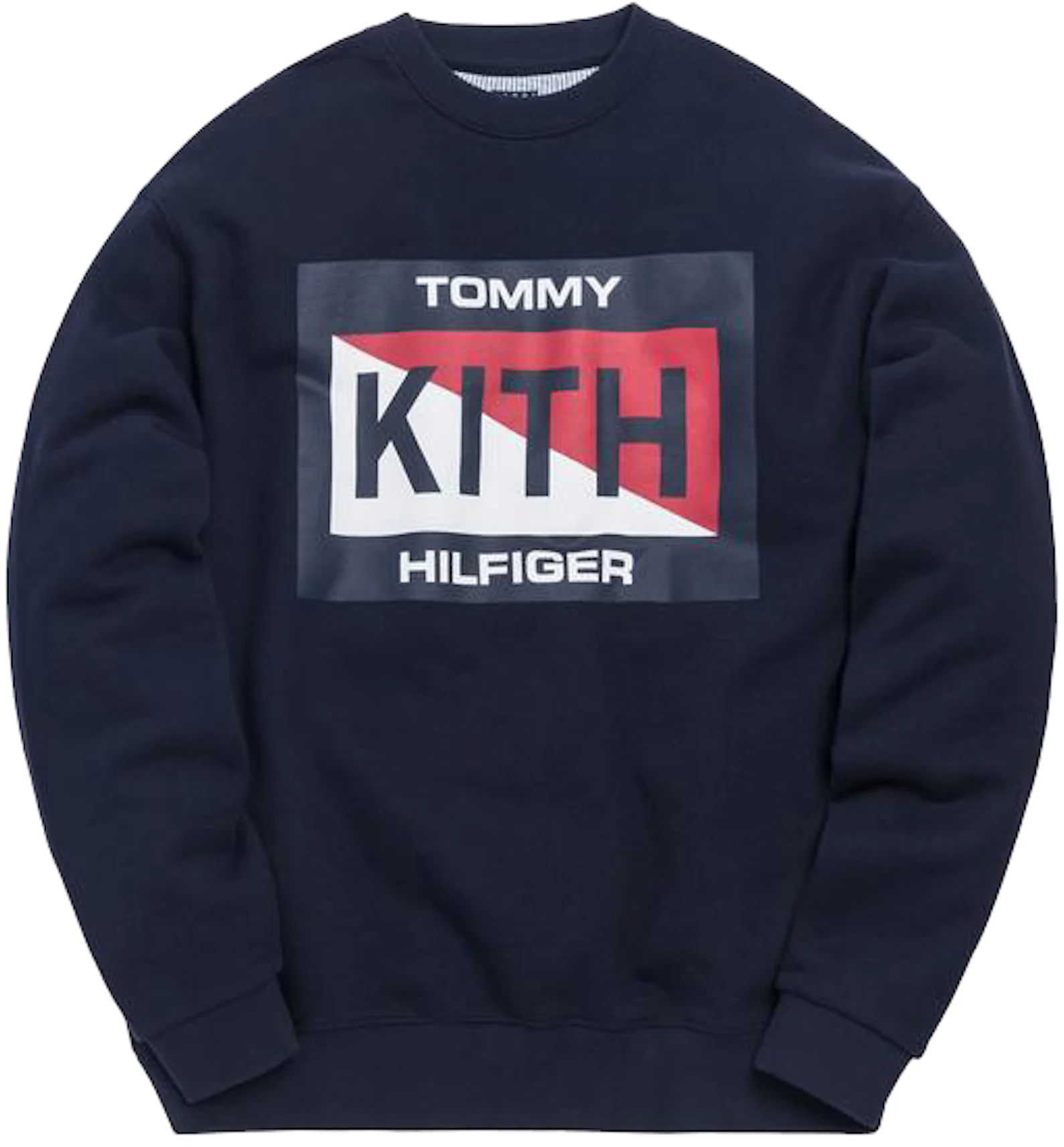 Kith x Tommy Hilfiger Slash Logo Crewneck Navy