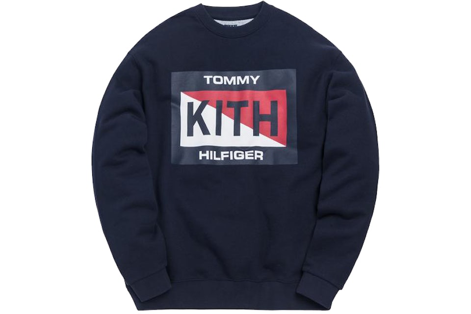 Kith x tommy hot sale hilfiger crest hoodie