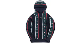 Kith x tommy hilfiger full embroidered crest hoodie multi shop