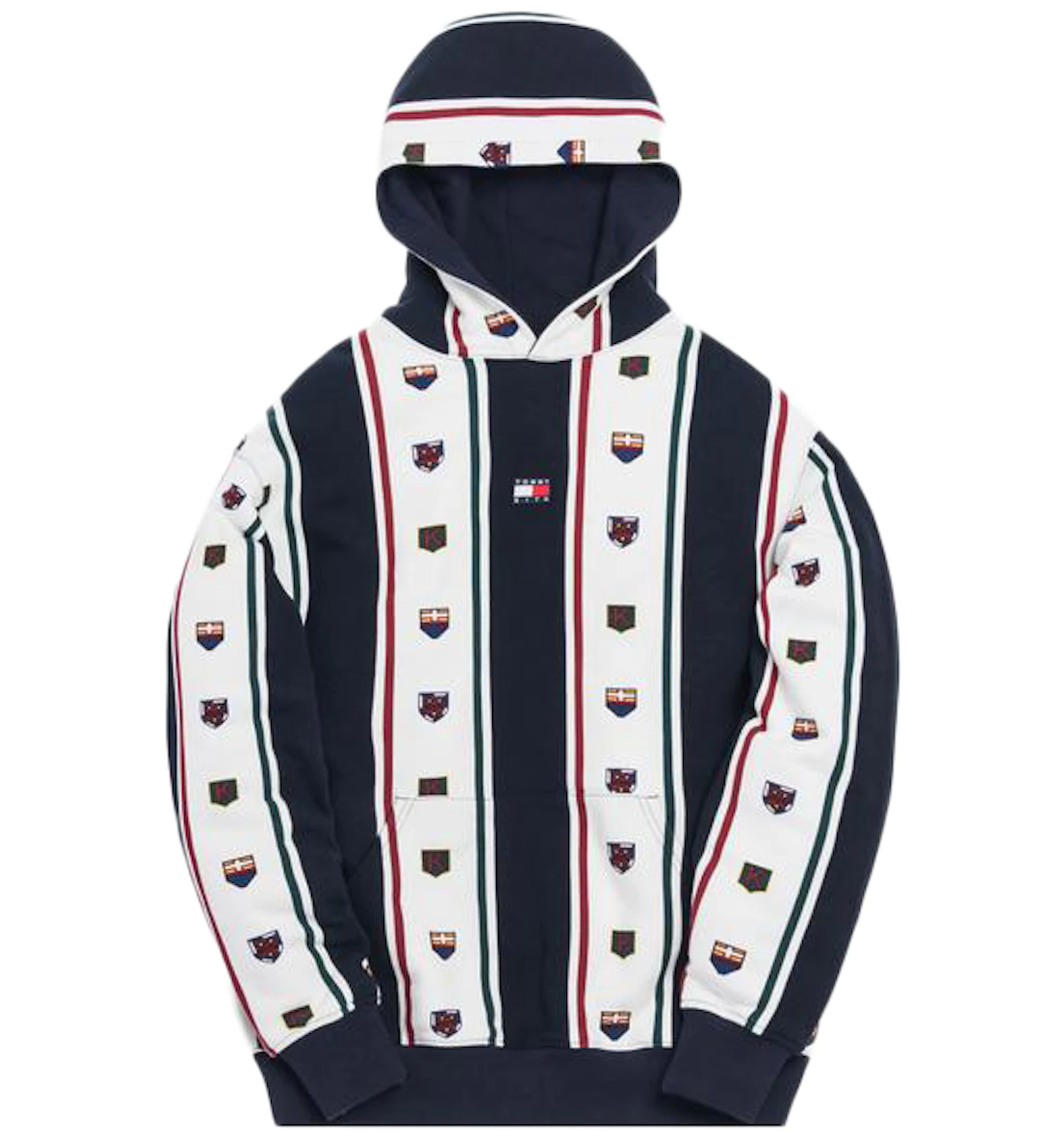 Kith x tommy hilfiger crest hoodie multi Clearance
