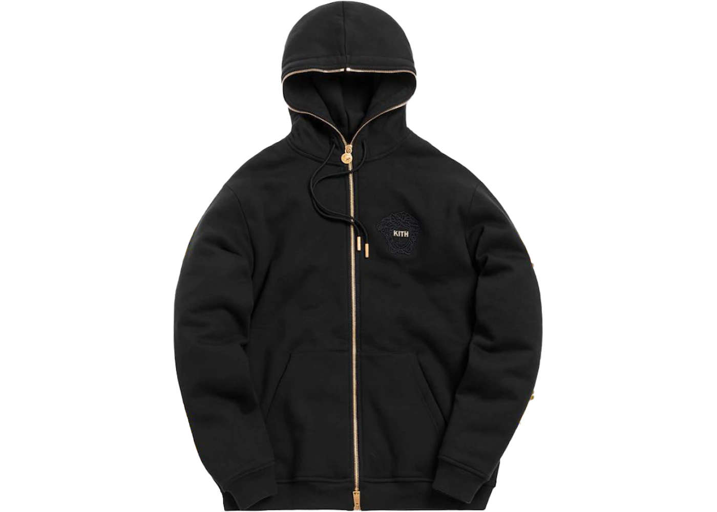 Kith x Versace Full Zip Hoodie Black Men s SS19 GB