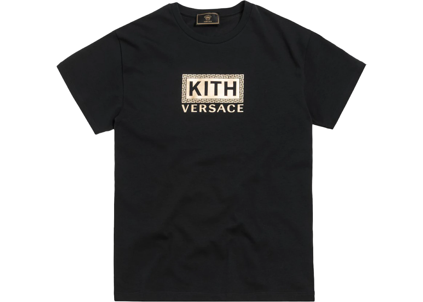 Kith x Versace Greek Key Tee Black Men's - SS19 - US Kith x Versace Greek Key Tee Black Men's - SS19 - US