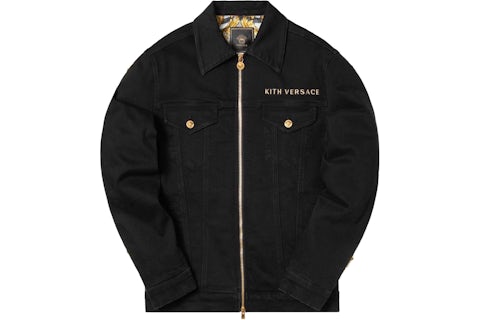 Kith x Versace Medusa Denim Jacket Black Men s SS19 US