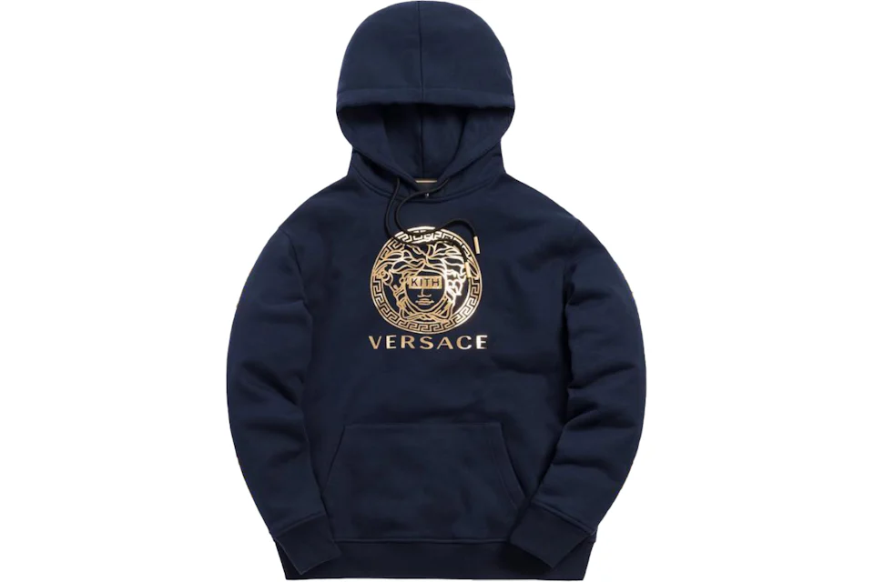 Kith x Versace Medusa Hoodie Navy Men s SS19 US