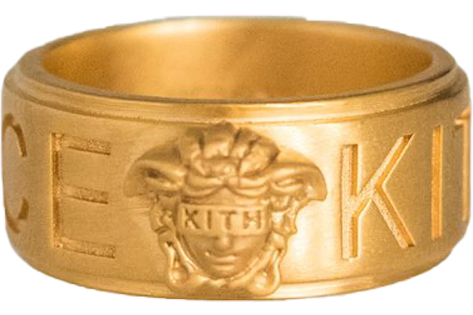 Kith x Versace Medusa Ring Gold SS19 DE