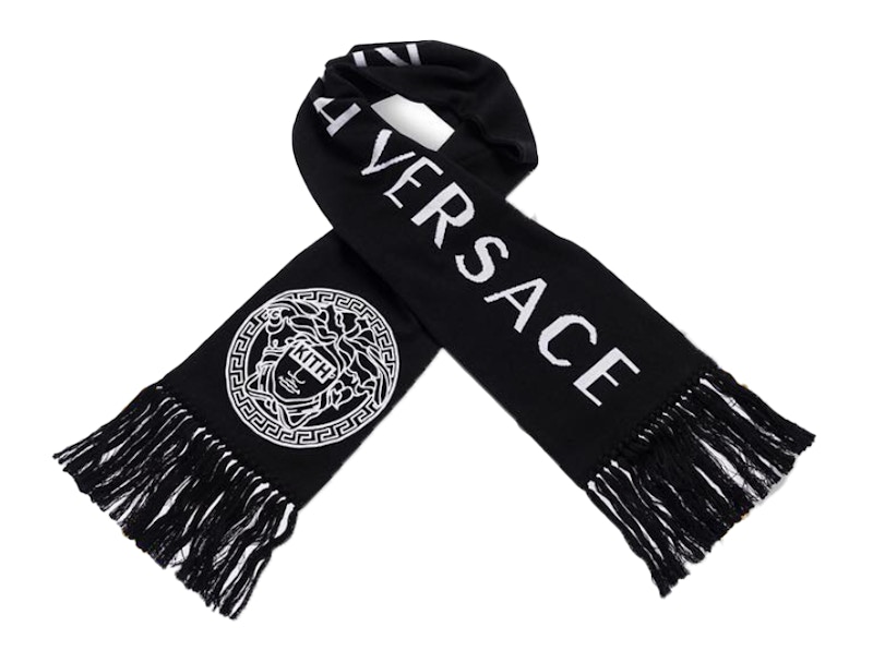 versace scarf black