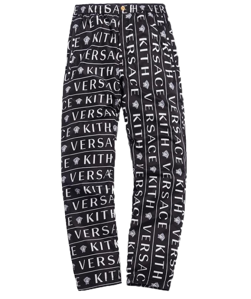 Kith x Versace Monogram Track Pant Black