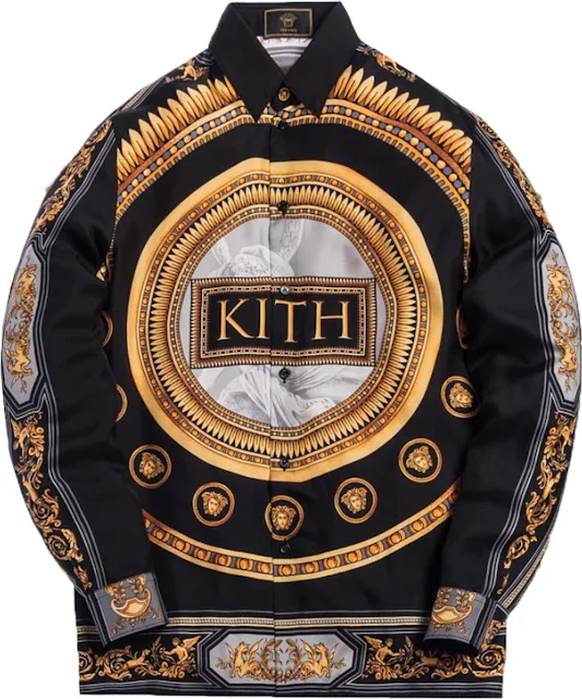 Kith x Versace Silk Shirt Greco Men's - SS19 - US