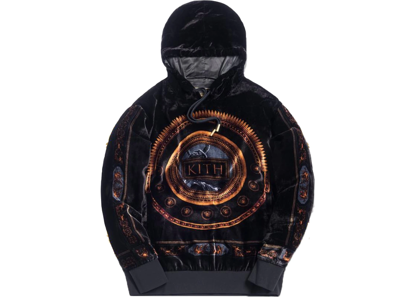 Versace velour hoodie best sale