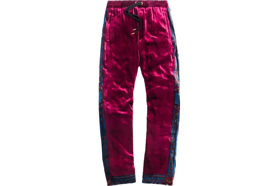 Supreme lacoste velour track pant best sale