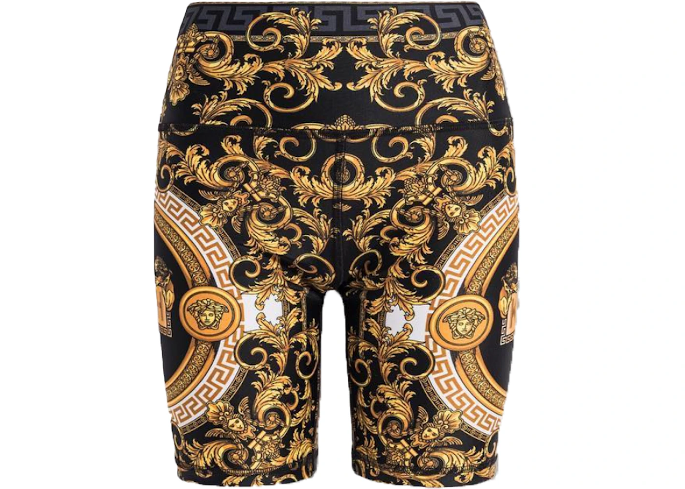 Kith x Versace Women s Barocco Biker Short Black Gold SS19 US