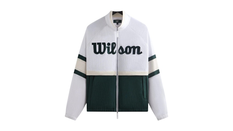 Veste de survêtement Kith x Wilson Dobby blanche